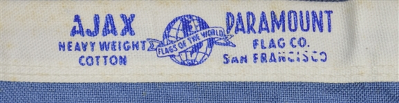 United Nations 6' x 4' Flag, Circa 1946 -- An Early Flag of the Nascent Organization, Slightly Different Than Its Current Design